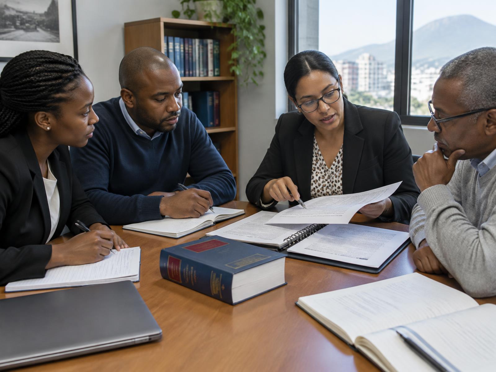 Professionals studying labour relations and dispute resolution